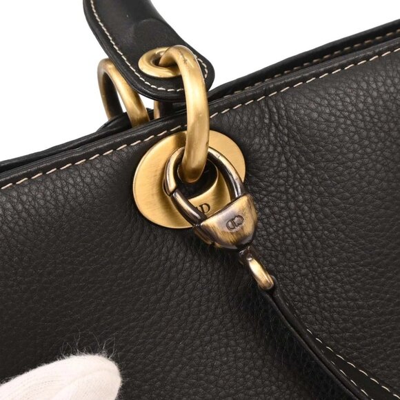 Christian Dior Black Calfskin Lady Dior 2way Handbag - Picture 7 of 10